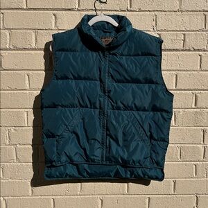 Vintage Eddie Bauer Men's Goose Down Puffer Vest M